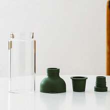 1个装 500毫升 时尚玻璃水瓶 带茶壶 耐寒饮水瓶 - 彩色 - 查看 5