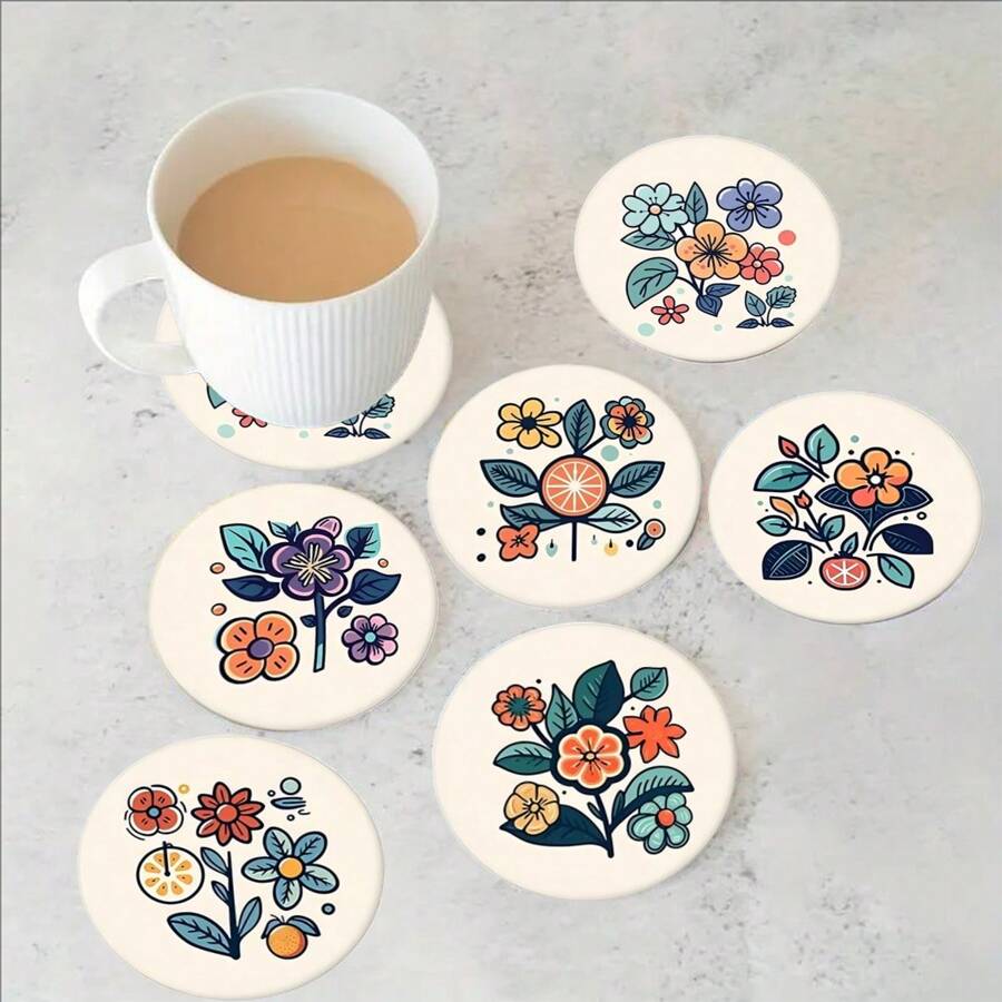 1/6/12 bucăți, suporturi mici englezești cu flori, 1 bucată din orice stil sau set de 6 piese, set de 12 piese, pentru a satisface diversele nevoi, potrivite pentru sufragerii, camere de zi, bucătării, dormitoare și, de asemenea, potrivite ca și cadouri pentru alții.