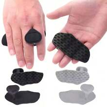 2pcs Unisex Workout Grip Pads: Rubber Fitness Gloves Anti-Slip For Gym Workout, Training Lifting, Dumbbell, Deadlift, Pullups, Sweat-Absorbing Gym Accessories, Sport, Gym, Home Exercise, Sport Accessories, Gym Accessories, CrossFit Accessories - Multicolor - View 7