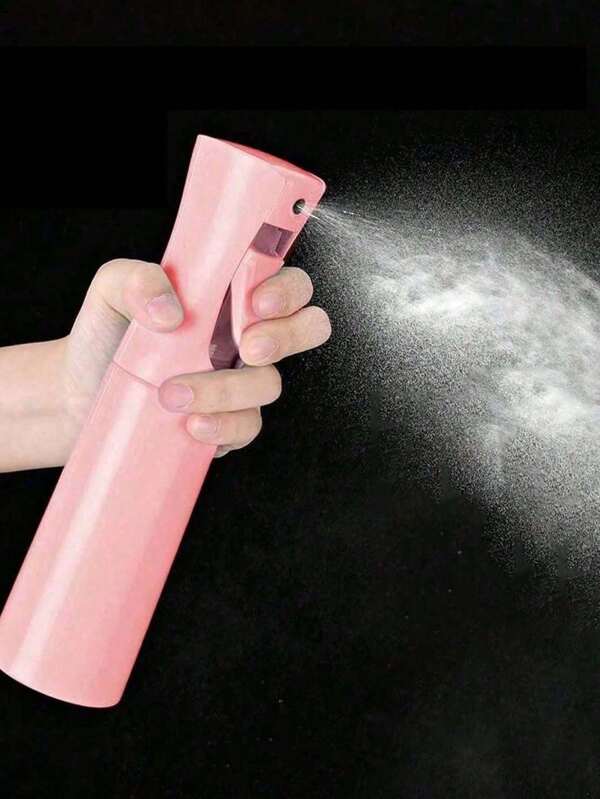 1pc Continuous Spray Mist Bottle, Refillable Fine Mist Spray Bottle For Hair, Skin Care, Shower, Pets, Plants, Travel, Ironing And Cleaning, Empty Ultrafine Water Mist Sprayer For Hairstyle, Plants, Garden Curling