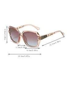 Drăguț 1 buc Nou Modă Ramă Mare Ochelari de Soleil Rotunzi Accesorii de Plajă