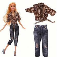 11.5 英寸娃娃衣服、裙子衬衫牛仔裤、30 厘米娃娃职业服装（不含娃娃）