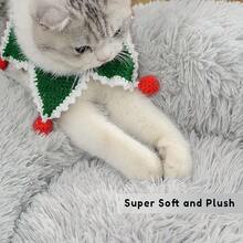 WESTERN HOME  Dog & Bed, Anti-Anxiety Donut Cuddler Warming Cozy Soft Round Bed, Fluffy Faux Fur Plush Cushion Bed Small Medium Dogs And Cats (20/24/27/30) - 沙格.弗羅斯特 - 查看 4