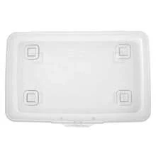 Sterilite Flat Top Pencil Box Clear 2.12 Inches (H) X 5.62 Inches (W) X 8.38 Inches (D) - 1 - View 4