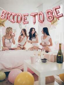 9pcs Bride To Be Balloon Set, Bachelorette Party Decorations, Wedding Decorations - Rose Gold - View 4