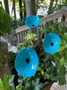 1 Piece Colorful Metal Butterfly And Bee Water Station Cup -, Butterfly Bee Feeder, Vibrant Garden Art Sculpture With Multiple Drinking Spouts, Perfect Gift For Nature Lovers, Garden Or Patio Outdoor Decorations, Nature Lovers Gifts | Decorative Petals | Durable Patio Supplies, Garden Decorations