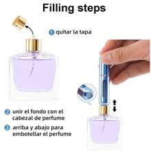 10pcs 5ml Refillable Perfume Bottles, Valentine's Day Gift, Reusable Travel Sized Mini Fragrance Bottles, Portable Spray Containers, Assorted Colors, Travel Essentials For Beach, Holiday, Back To School