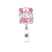 1pc Fun Retractable With Cartoon Alligator Clip Medical Nurse Hat Syringe Letter And Acrylic Name Badge Perfect Gift For Teachers Students Doctors Nurses Men And Women Guts Scrub Suit Nurse Uniform Nurse Accessories Badge Reel - Multicolor - View 12