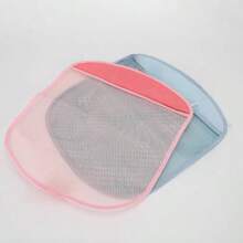 1pc Cute Cartoon Colorful Suction Cup Net Bag, Bathroom Storage Organizer Mesh Hanging Bag For Bathtub, Shower, Dorm