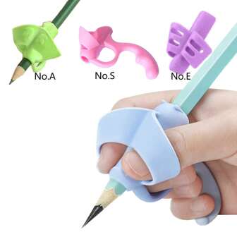 Recommend, Pencil Grips For Kids Handwriting Pencil Gripper Pencil Holder Posture Correction Training Writing AIDS For Preschooler Kids Toddler Children Special Needs,(3 Options Available)Writing Aid Tool, Suitable For Most Pencils, Writing Correction Tool