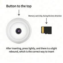 Mini Telecamera A9: Telecamera IP HD Wi-Fi 2.4G con visione notturna, sicurezza domestica intelligente, visualizzazione remota da mobile, allarme rilevamento movimento e baby monitor