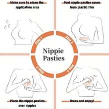 Nipple Covers For WomenReusable Pasties Nipple CoverAdhesive Silicone Nipple Pastiize AD Womens Bra 4 Inch - nipple patches - honey - View 5