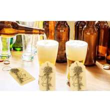 10/20/30/50 件复古骷髅开瓶器，配有伴娘卡标签和钥匙扣，乡村婚礼礼品装饰品，新娘送礼会宾客礼物（青铜色） - 銅色 - 查看 7