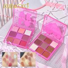 EverlyX Kevin & Coco "Tulip Love" Make-up-Set – Enthält 2 Lidschattenpaletten, 2 Lipglosse, 2 Lippenstifte und einen Spiegel – Präsentiert in einer dekorativen Geschenkbox – Perfekt für besondere Anlässe – ✅ Lieferung in 3-5 Tagen