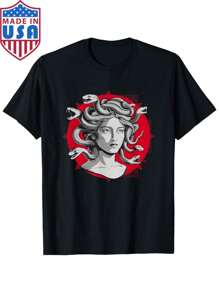 Medusa Greek Mythology Goddess Statue T Shirt