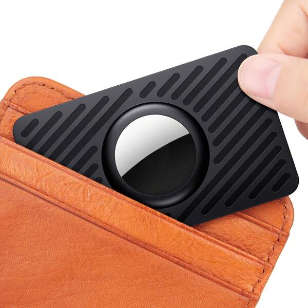 Für AirTag AirTag Halter für AirTag Geldbörse Karte Tasche, ultra-dünne Kreditkartengrößen AirTags Schutzhülle für Handtaschen, Geldbörsen, Rucksäcke