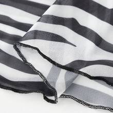 Women Summer Sheer Long Skirt Swimsuit Bikini Cover Ups Casual Floral/Leopard/Zebra Print Mesh Sheer See Through Tie Up Bodycon Maxi Skirt For Beachwear Vacation Party Clubwear - 白色 - 查看 10