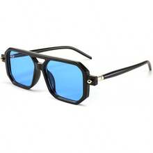 006 Montura Negra y Lente Azul