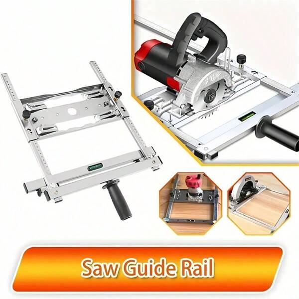 Multifunctional Stainless Steel Edge Guide Positioning Cutting Wood Board Tool Electricity Circular Saw Trimmer Machine Accessories Woodworking Tool