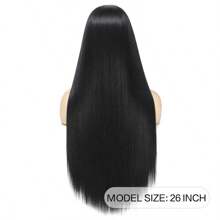 Straight Synthetic Hair Wig 26inch Long Glueless Heat Resistant Headband Wig Natutal Looking For For Women Daily Party Use 26 Inch