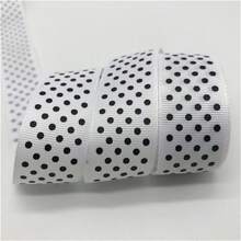 1 buah Pita Grosgrain 25mm sepanjang 5 yard Motif Polkadot untuk Hiasan Rambut Pesta Natal Pernikahan Dekorasi DIY Pembungkus Kado - Pilih warna - View 10