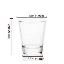 1oz Small Liquor Glass, Suitable For Hotels, Commercial, And Home Use