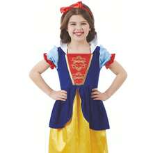 Morph Costumes Enchanting Kids Snow Princess Fancy Dress Costume With Iconic Red Bow Headband - Perfect For Fairytale Dress-Up Events - Yellow - View 4