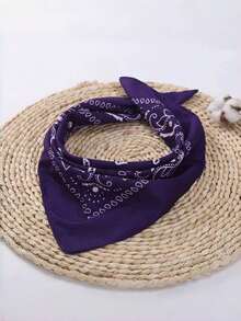 1 件时尚百搭印花新颖大头巾头带，适合所有季节