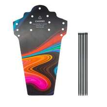 CNC Chooee 自行车挡泥板，时尚通用自行车挡泥板，适用于山地车/公路车 | Chooee 树脂挡泥板 26/27.5/29 英寸，防水前/后轮胎保护器 - 杏色 - 查看 14