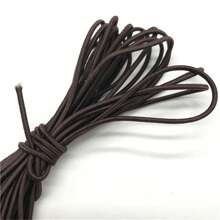 1 Stück 4,6 Meter 2 mm weiches rundes elastisches Band, elastisches Gummiband, Taillengurt, dehnbares Seil für Maskenherstellung