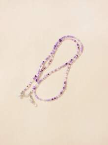 1PC/5PCS Bohemian Kids Eyewear Chain | Adjustable Multi-Functional Mask Lanyard & Bracelet (Vibrant Colors) | Stylish Children's Accessories For Girls,Children Glasses Anti Slip Rope,Glasses Strap, Prevents Glasses From Falling Off