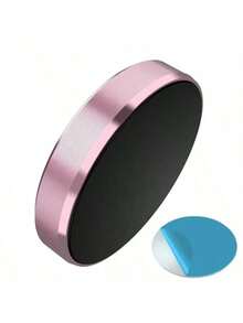 Mini Magnetic Car Phone Holder - Alloy Steel GPS Stand With 360° Rotation, Compact Circular Design & Strong Magnetic Grip - Easy Install Mount For All Vehicles, No Battery Needed, Magnetic Phone Holder For Car,Multifunctional, And Sleek Design - Durable Bracket For Convenient Mobile Phone Mounting