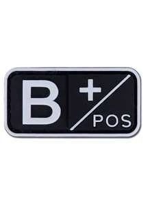 PVC Luminous Blood Type Armband A+ B+ AB+ O+ Patch Morale Patch Soft Glue(1pc)