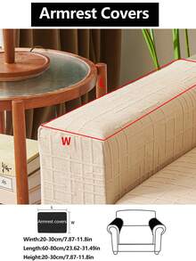 1pc Elastic Sofa Cover Non-Slip Full Wrap Sofa Seat Cover, All Season Universal Sofa Cushion Cover Fabric Thickened Sofa Blanket, Washable Dust-Proof Pet Friendly Home Decor, Adjustable For Corner Sofa, Bedroom, Office, Living Room, 1/2/3/4-Seater - Khaki - View 16
