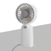 1pc Portable Single-Speed Mini Fan With Hanging Strap, Back To School Gift, Outdoor Party Favor, (Batteries Not Included)