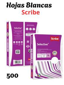 Hojas blancas Selective tamaño carta paquete de 500 hojas papel blanco de alta calidad ideal para impresión fotocopias y papelería oficina y escuela - Blanco - Ver 2