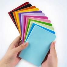 1 pièce Mini ensemble de cahier de poche et journal intime Cahier à couverture colorée, cahier de poche
