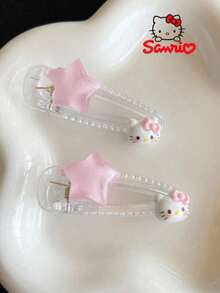 1 pezzo/2 pezzi/3 pezzi Fermagli per capelli carini e dolci Hello Kitty Sanrio, fermagli per capelli a forma di stella, fermagli per capelli laterali con frangia, adatti per appuntamenti, feste, matrimoni, adatti come regalo di Capodanno, guida ai regali natalizi, regali, viaggi, regali per donne, accessori per capelli, riempitivi per calze, riempitivi per calze da donna, regali di Natale, riempitivi per calze di Natale, regali per donne, riempitivi per calze per adulti, riempitivi per calze per adulti, accessori per capelli, accessori da donna, riempitivi per calze, accessorio per capelli per la maggiore età, accessori per capelli natalizi, idee regalo per donne, riempitivi per calze beauty