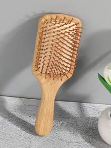 1 件方形软垫发刷，带手柄，按摩刷，男女通用人体工程学设计，对长发无损伤，家用橡胶软垫刷礼物，返校，旅行度假必需品，女士发饰，刷子，发刷，边缘刷，刷头发，梳子，梳头发，顺发刷，球刷，迷你发刷，发刷套装，木梳，发刷，发刷，刷子，梳子，光滑后刷，发刷，边缘刷，刷头发，发梳，发刷套装，梳头发，迷你发刷，顺发刷，发刷，头发，配饰，美发产品，美发工具，美发用品，护发，卷发刷，理发师，理发师配件，美发设备，旅行必需品，旅行必需品，发型，美发