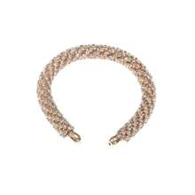 1pc Rhinestone Activated Bracelet, Luxury Sparkling Zirconia Wedding Bridal Bangle For Women