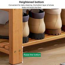 3 Tiers Wooden Shoe Rack Seating Bench Hallway Storage Organiser Holder Stand