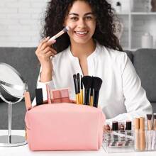 Makeup Bag, Women's Travel Portable Handheld Toiletry Bag, Multifunctional Waterproof Storage Bag