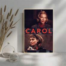 1/3 piezas Películas de Carol Películas clásicas de alta calidad Arte de pared para sala de estar, dormitorio, dormitorio, cocina, regalo ideal para amantes del cine, decoración de pared estética sin marco