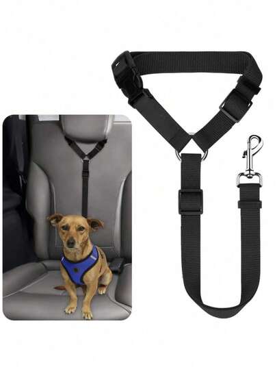 Cinturón de  para perros ajustable y escalable - Cinturón de 2 en 1 con amortiguación y tracción, adecuado para todos los tamaños, regalo para propietarios de mascotas