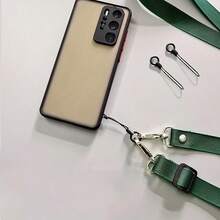 Adjustable Phone Lanyard, Dual-Use Strap For Hanging Or Crossbody, Solid Color Halter, Suitable For Hanging Smartphones, Bags, And Keys, Convenient - Multicolor - View 13
