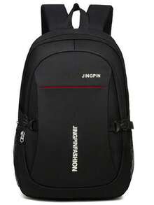 Men's School Season Canvas Simple Backpack - Men's Korean Version Backpack - Large Capacity Middle School Bag - Computer Travel Bagback To School Essentials - Multicolor - View 5