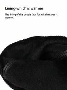 Women Minimalist Over The Knee Back Chunky Heeled Faux Suede Classic Sock Boots,Match Any Jeans - Black - View 8