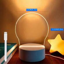 Moderne LED Nachricht-Display Nachtbeleuchtung - USB betriebene Acryl Schreibtischlampe, warmes Licht Dekor Geschenk für Schlafzimmer oder Büro, kreative beschreibbare Lichtfunktion, Schlafzimmer Nachtlicht | Moderne Nachtbeleuchtung | USB Leuchte, Zeichenbrett, Abschlussgeschenk, Einschulung