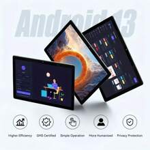 10-Inch Tablet, Android 13 Tablet,1280 * 800  HD IPS Glass Screen, 6000mAh Battery, 2GB RAM 64GB Storage,  Case, Parental Monitoring  Bluetooth,  WiFi, Dual Camera Baby Blue