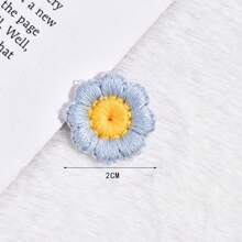 10PCS Small Flower Patches Hand Stitch On Applique For Clothes Embroidered For Clothing DIY Motif Stripes Clothes 20mm/13mm